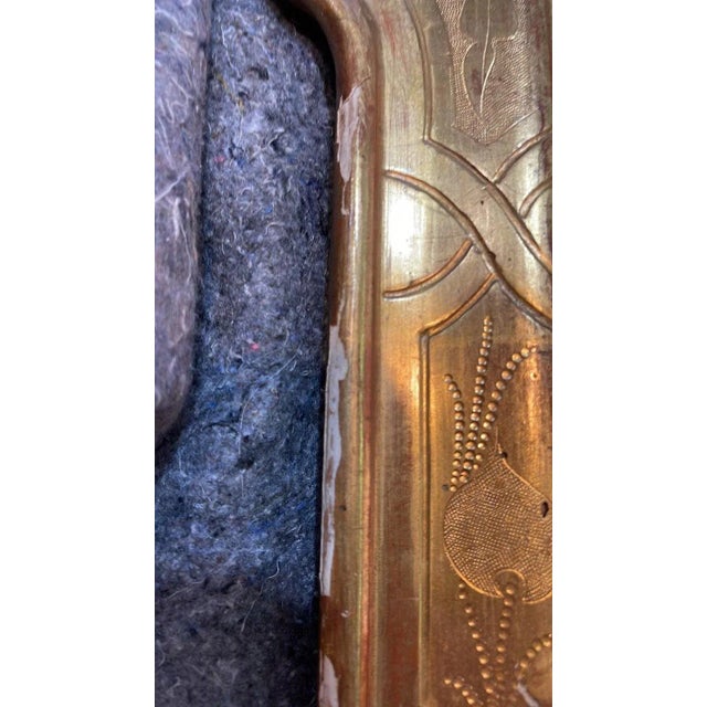 French Louis Philippe Mirror – Gold Leaf “Clove” French Style For Sale - Image 3 of 7