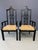 Chinoiserie Elegant Pair of 1970s Black Chinoiserie Arm Chairs W/Carved Details Mid Century For Sale - Image 3 of 11