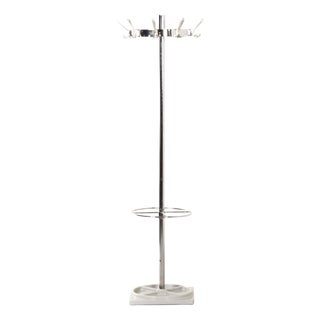Industrial Standing Coat Rack with Carousel Function, 1960s For Sale