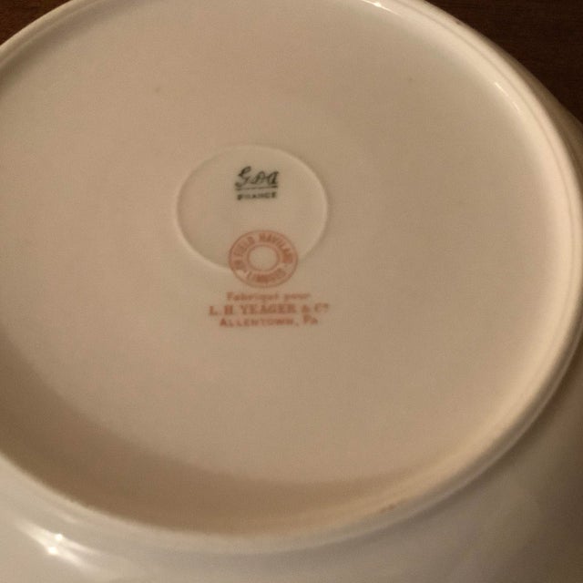 Early 20th Century Antique Haviland Limoges Soup Bowls - Set of 6 For Sale - Image 5 of 6