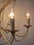 Metal Mid-Century French Gilt Iron and Painted Tôle Hot Air Balloon Chandelier For Sale - Image 7 of 15