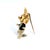 Mid 20th Century 18k Yellow Gold Enamel Coat Wearing Whimsical Mouse Brooch For Sale In New York - Image 6 of 8