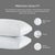 Not Yet Made - Made To Order Plush Firm White Duck Feather/ Down Pillow with Cotton Shell, King For Sale - Image 5 of 7