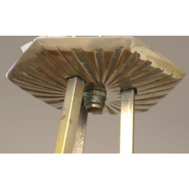 1920s Art Deco French Ceiling Lamp from Noverdy, 1920s For Sale - Image 5 of 11