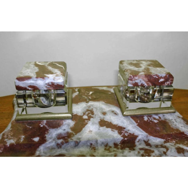 Art Deco Writing Set, 1890s, Set of 4 For Sale - Image 3 of 5