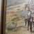 Vintage Framed Western Narrative Print - Plains Indians Warriors on Horseback For Sale In Minneapolis - Image 6 of 9