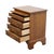 Keller Furniture Solid Cherry Early American Colonial Revival 24" Four Drawer Nightstand 2650 For Sale In Kansas City - Image 6 of 14