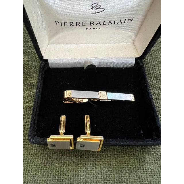 Pierre Balmain Vintage Deco Two Tone Cufflinks “Circa 1980s” In ...