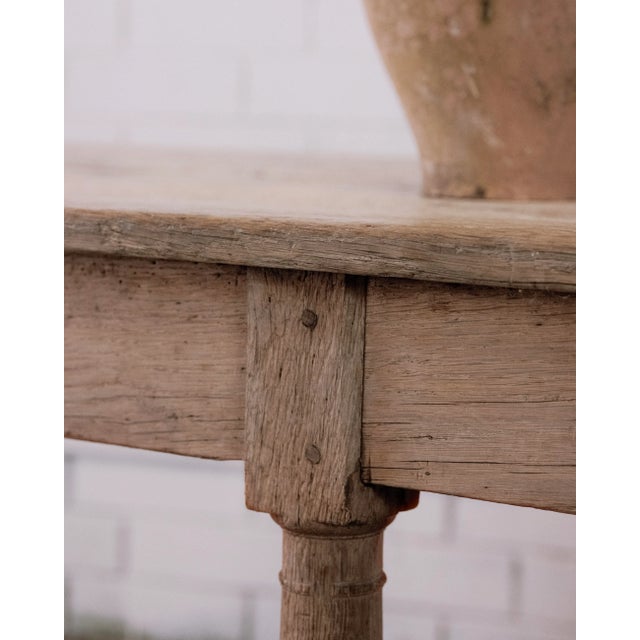 Mid 19th Century Antique French Oak Drapers Table For Sale In Greensboro - Image 6 of 7