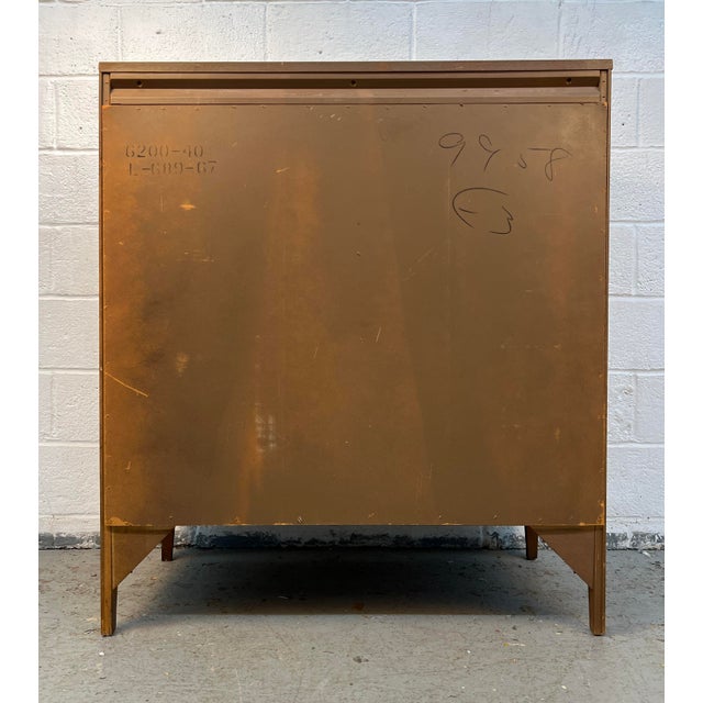 Broyhill "Emphasis" Mid-Century Walnut Highboy Dresser For Sale - Image 17 of 17