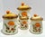 Set of 4, Vintage 1976 Mushroom Canister Set – Sears Roebuck Japan – Retro 70s Kitchen For Sale - Image 15 of 16