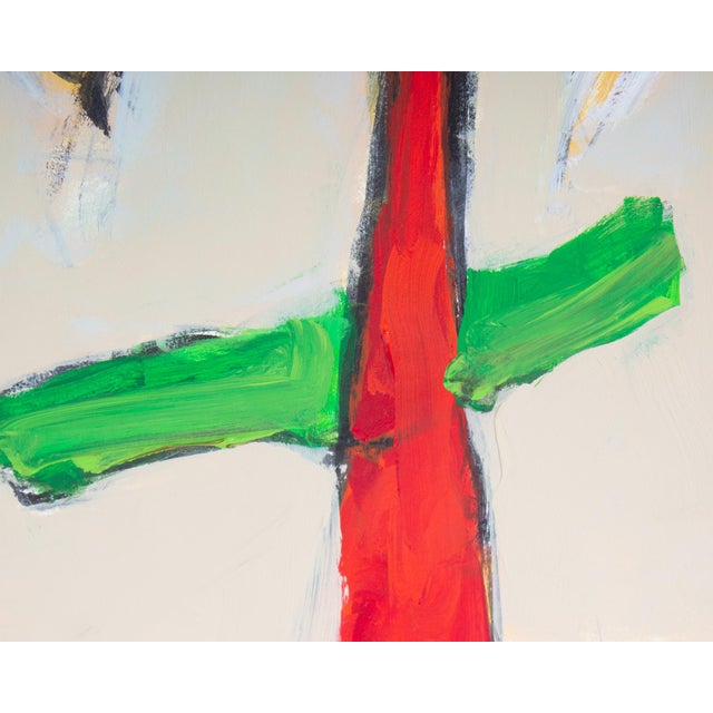 2010s Abstract Mixed Media Painting on Paper by James L. Bruch For Sale - Image 5 of 8