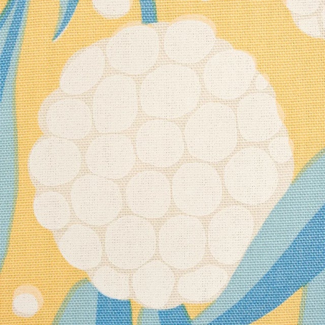 Contemporary Schumacher Rubus Cotton Linen Fabric in Yellow For Sale - Image 3 of 5