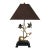 Vintage Frederick Cooper Verdigris Brass Birds on a Brass Branch Lamp For Sale