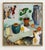 This vintage cat still life art print by August Macke brings expressive German modernist color to a kitchen, dining room,...
