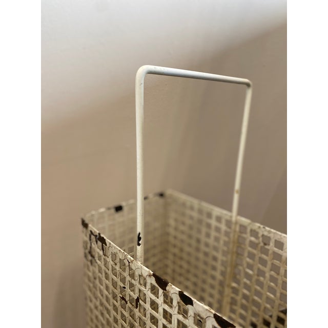 Umbrella Stand with Geometric Structure attributed to Josef Hoffmann For Sale - Image 15 of 16