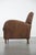 1960s Vintage Brown Sheepskin Armchair For Sale - Image 5 of 15