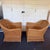 Copper Pair of Vintage Woven Rattan/wicker Barrel-style Accent Chairs For Sale - Image 8 of 12
