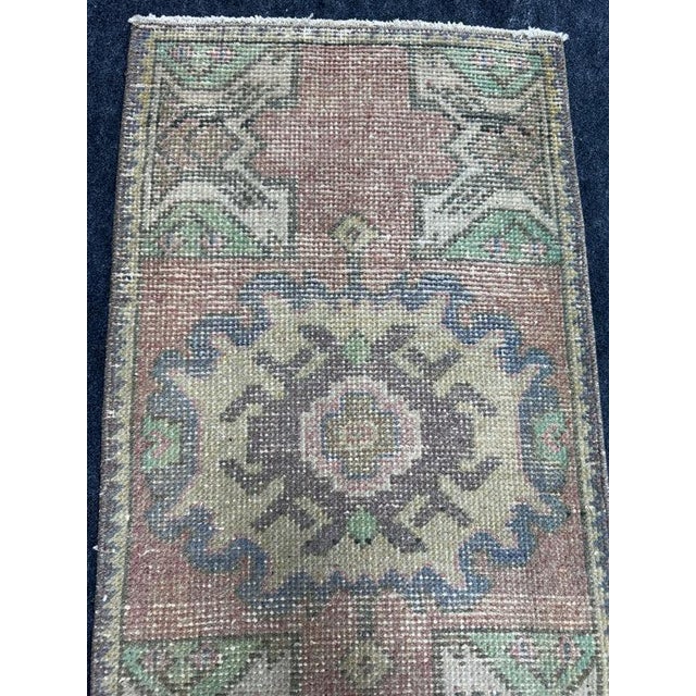 Turkish Yastik Rug 1'7" x 2'11" For Sale - Image 4 of 5