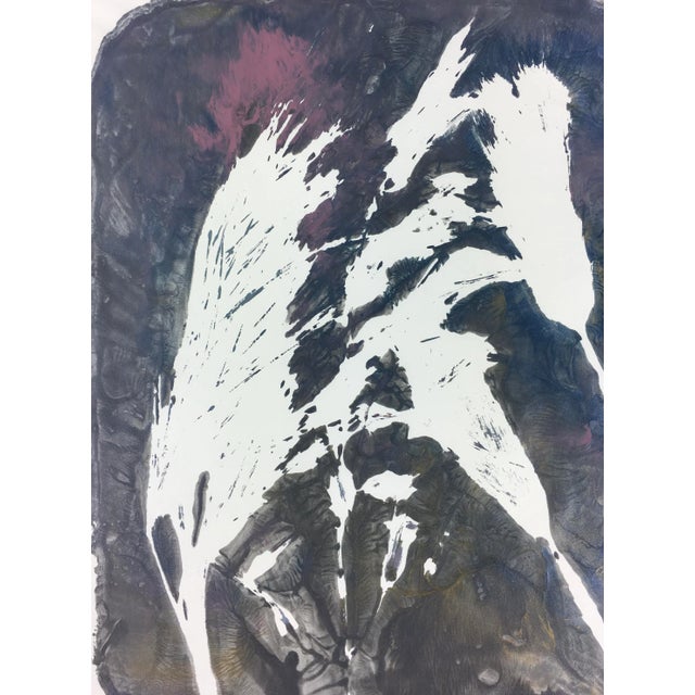 Abstract English Abstract Painting, Modern Grass For Sale - Image 3 of 4