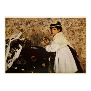 1956 After Edgar Degas "Hortense Valpincon as a Child", Vintage Full-Color Print