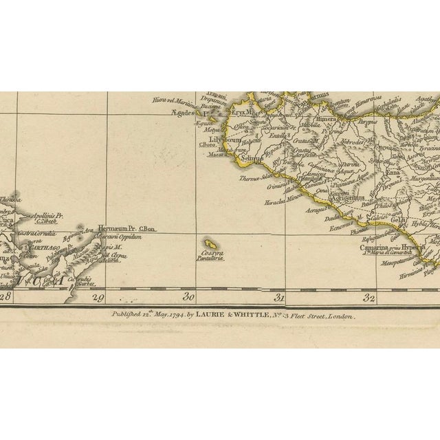 Antique Map of Ancient Italy, 1818 For Sale - Image 12 of 18