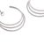 Messika Diamond 18k White Gold Gatsby Hoop Earrings, A Pair For Sale In Los Angeles - Image 6 of 7