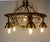 French Brass Chandelier with Crystal Drops, 1900s For Sale - Image 9 of 18