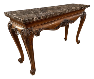 Hekman Furniture Company Console Table With Marble Top