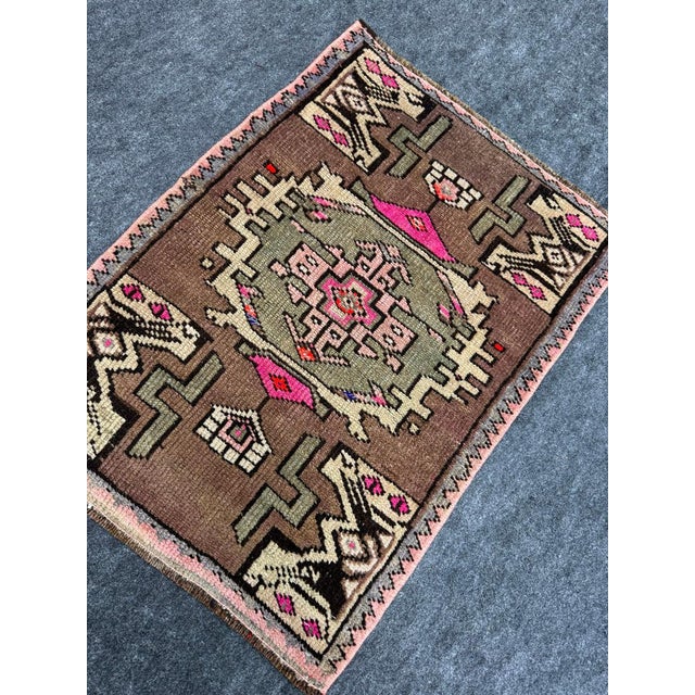 Early 21st Century Turkish Yastik Rug 1'9" x 2'4" For Sale - Image 5 of 5