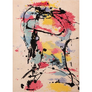 Nazmiyal Collection Vintage Mid-Century Swedish Robert Jacobsen Ege Rug For Sale