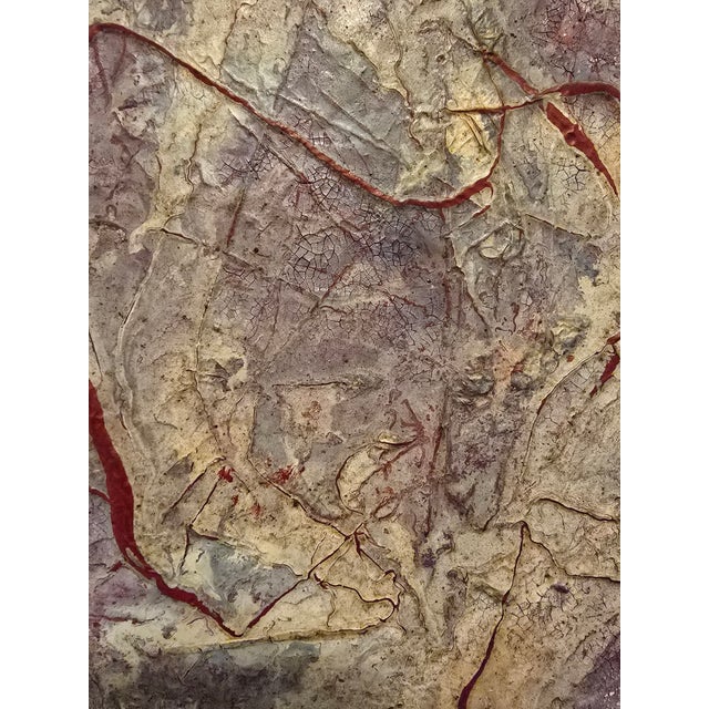 Vintage Mid Century Modern Signed Abstract Painting For Sale In New York - Image 6 of 10
