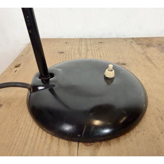 Industrial Bauhaus Black Table Lamp from Escolux, 1930s For Sale - Image 16 of 18