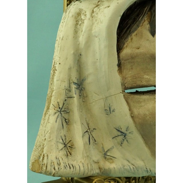 Art Deco Ceramic Wall Mask of Commoner with Vase by Merlone for Tanagra, Rome, Italy, 1940s For Sale - Image 18 of 18