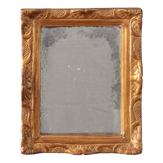 French Louis XV Gilt Gesso Mirror, 1750 For Sale