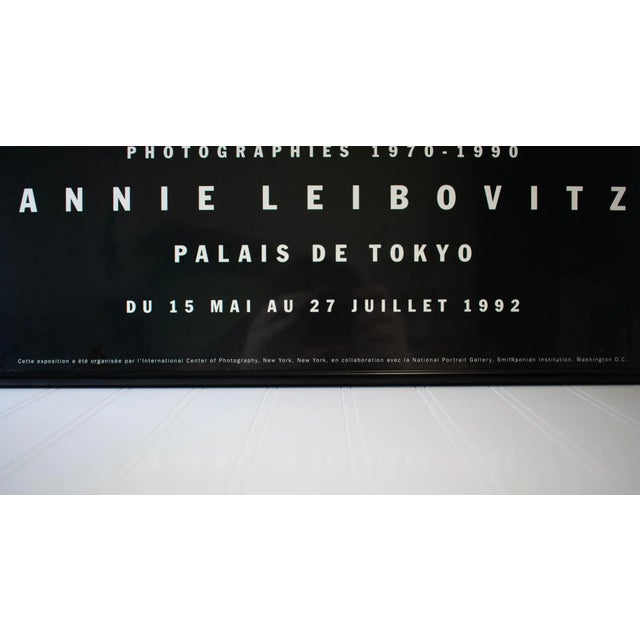 1992 Signed Annie Leibovitz 'Keith Haring' Original – Palais De Tokyo, Paris – Exhibition Poster For Sale In Minneapolis - Image 6 of 13