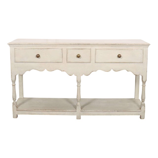 English Potboard Dresser Base, 1890s For Sale