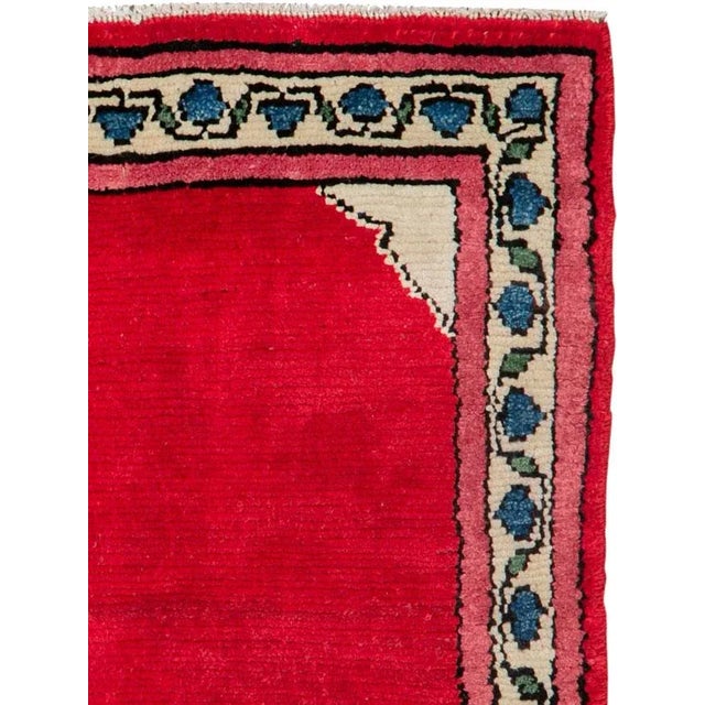 A vintage Persian mahal rug from the mid-20th century. The sultanabad/arak rug weaving area produces several grades of...