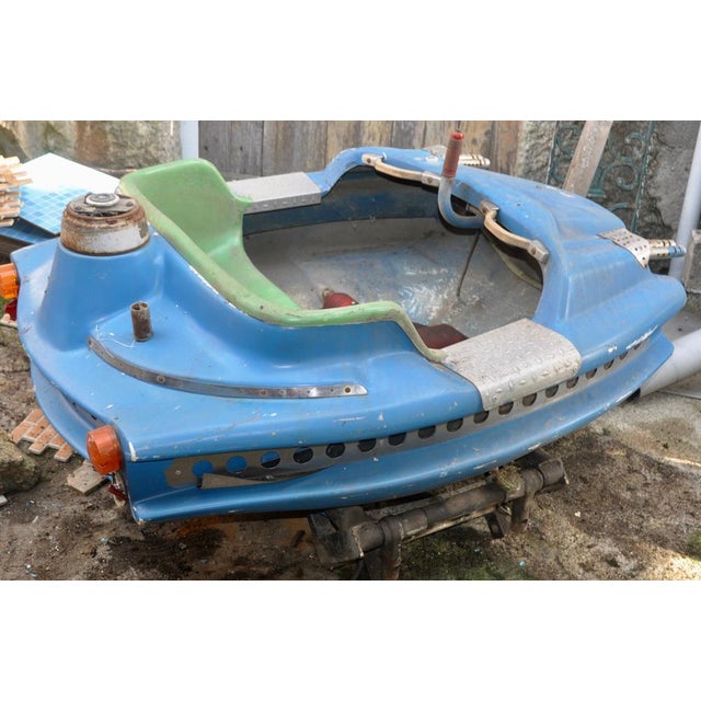 Blue Carousel Aircraft with Submachine Guns, 1960s For Sale - Image 10 of 18