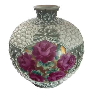 Late 19th Century Japanese Moriage Vase
