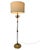 Italian Floor Lamp in Acrylic Glass and Brass with Palm Leaves Motifs, 1970 For Sale - Image 8 of 8