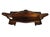 Victorian Antique Oak Mantel Topper With Beveled Mirrors & Carved Wood Detailing | Wuthering Heights Aesthetic For Sale - Image 3 of 10
