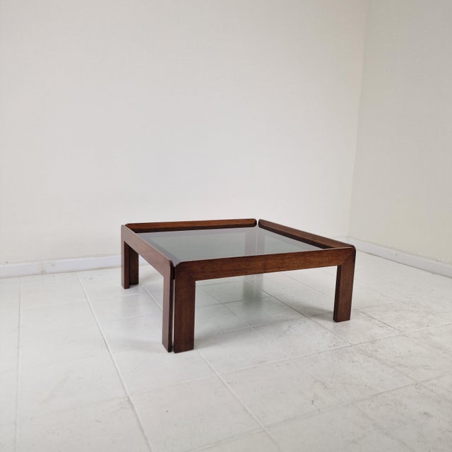 Mid-Century Modern Italian Coffee Table by Afra & Tobia Scarpa for Cassina, 1960s For Sale - Image 15 of 15