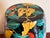 Mid 20th Century Chinese Black Ground Polychrome Ceramic Garden Seat / Stool With Fruit Decoration For Sale - Image 5 of 9