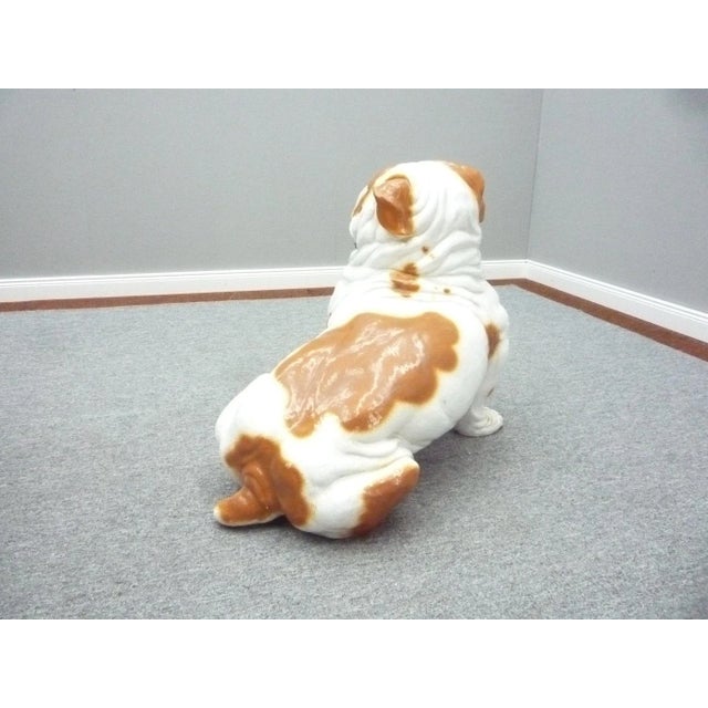 Mid-Century Modern Mid-Century Earthenware English Bulldog, 1960s For Sale - Image 3 of 10