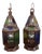 Multicolored Lanterns, Italy, 1970s, Set of 2 For Sale