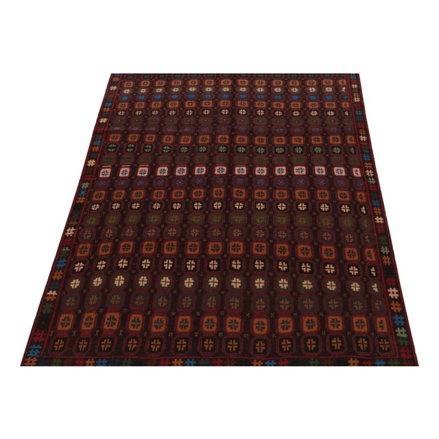 Modern Rug & Kilim’s Baluch Tribal Rug With Colorful Geometric Patterns For Sale - Image 3 of 6