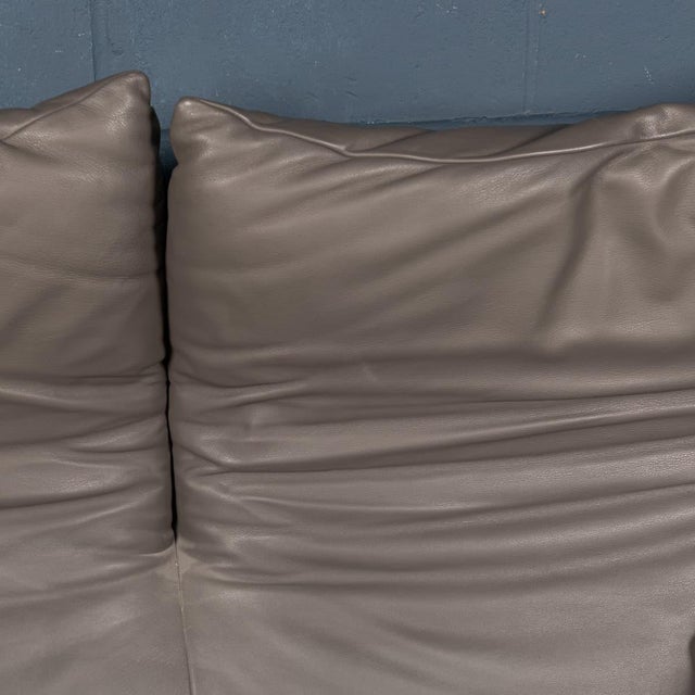 Vintage 20th Century Italian Maralunga Sofa by Vico Magistretti for Cassina, 1980, Set of 3 For Sale - Image 17 of 18