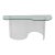Biomorphic Lucite and Glass Console Table For Sale