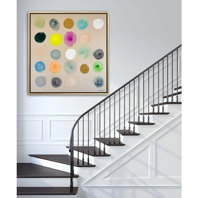 2020s "Happiest When I'm With You"" Contemporary Original Abstract Mixed-Media Painting by Jen Ramos For Sale - Image 5 of 8